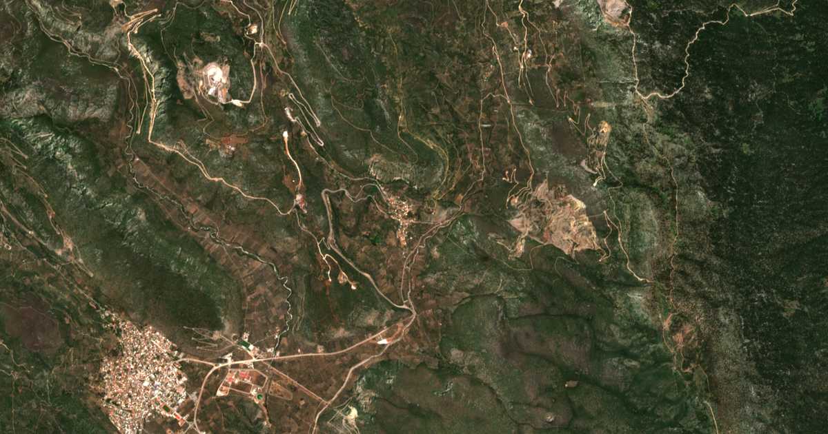 Mapa por satélite de Elaión