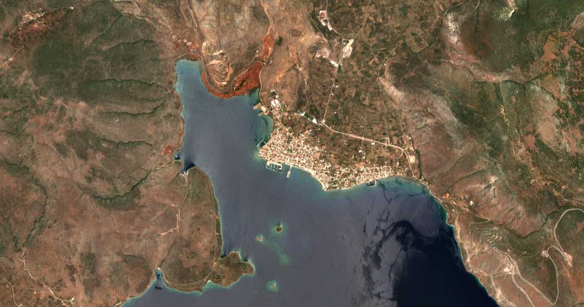 Mapa por satélite de Itea
