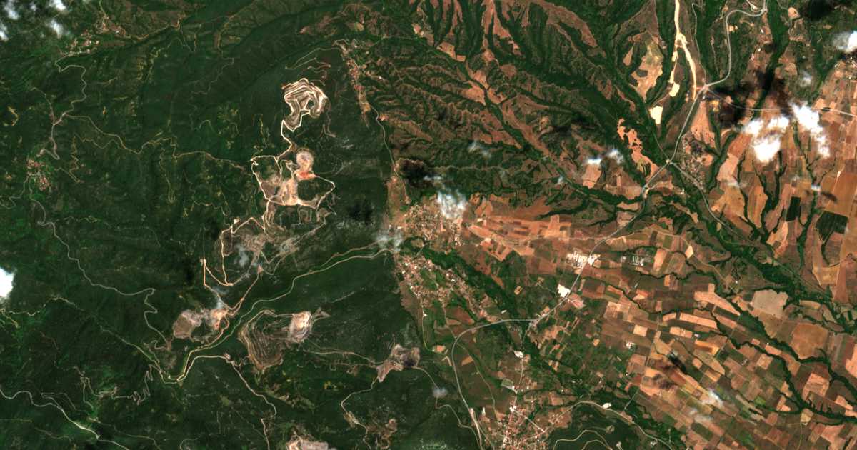 Mapa por satélite de Kastéllia