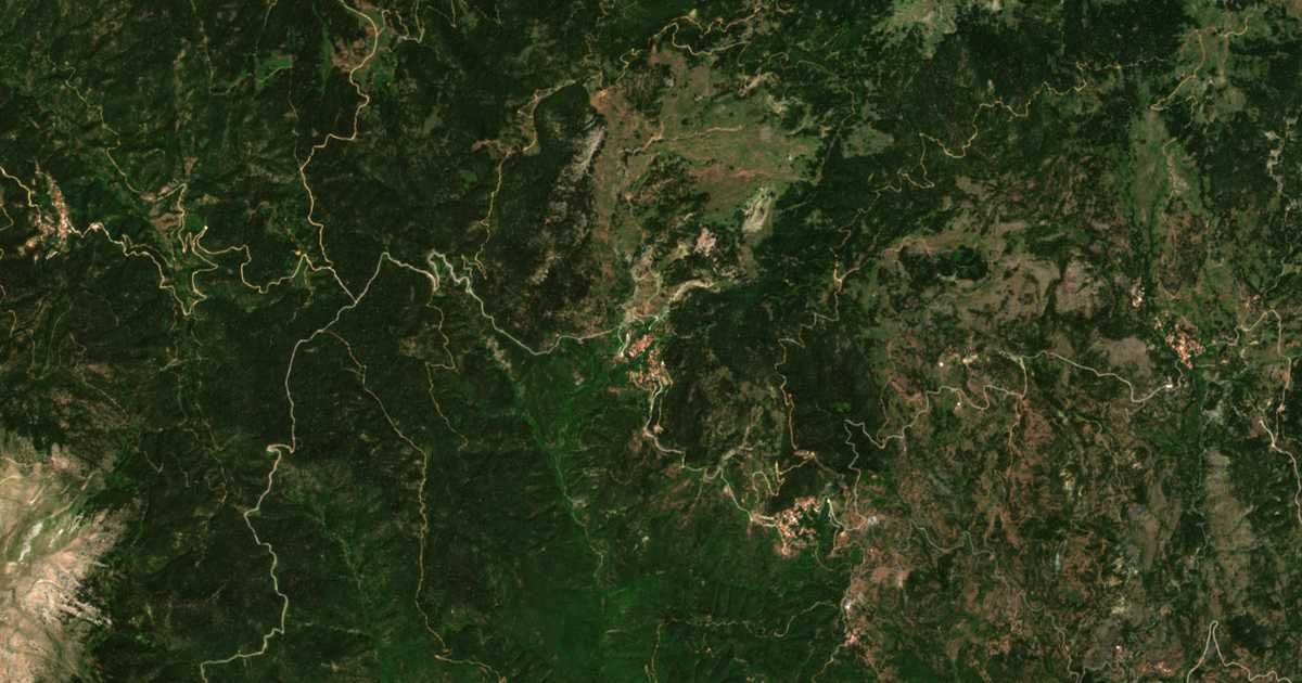 Mapa por satélite de Kastriótissa