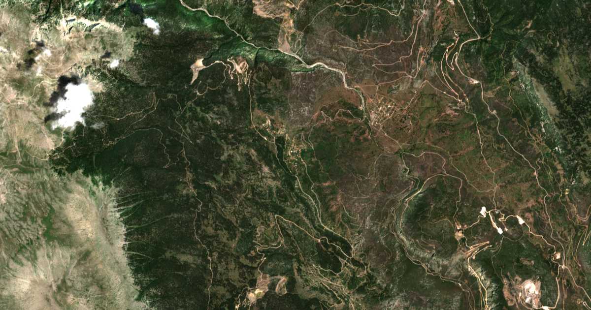 Mapa por satélite de Prosílion