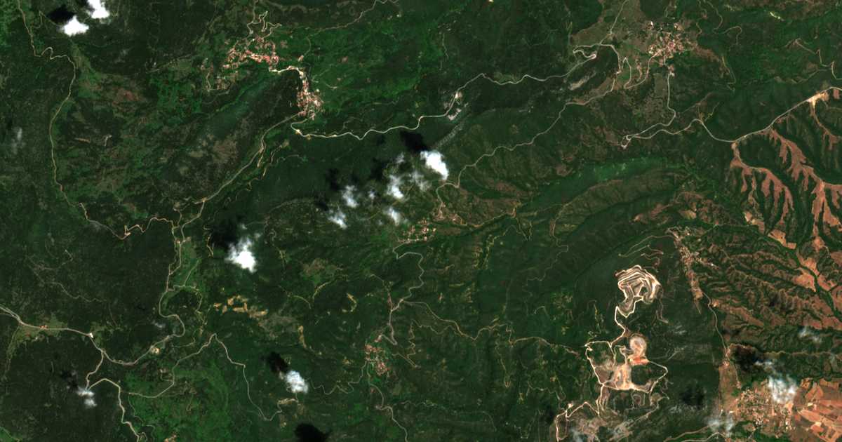 Mapa por satélite de Sklíthron
