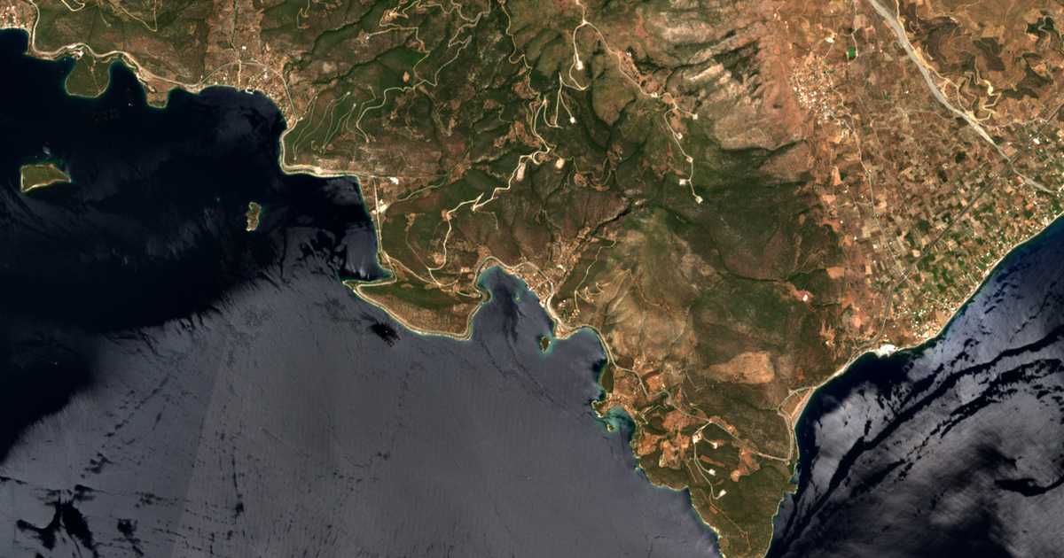 Mapa por satélite de Ágios Nikólaos
