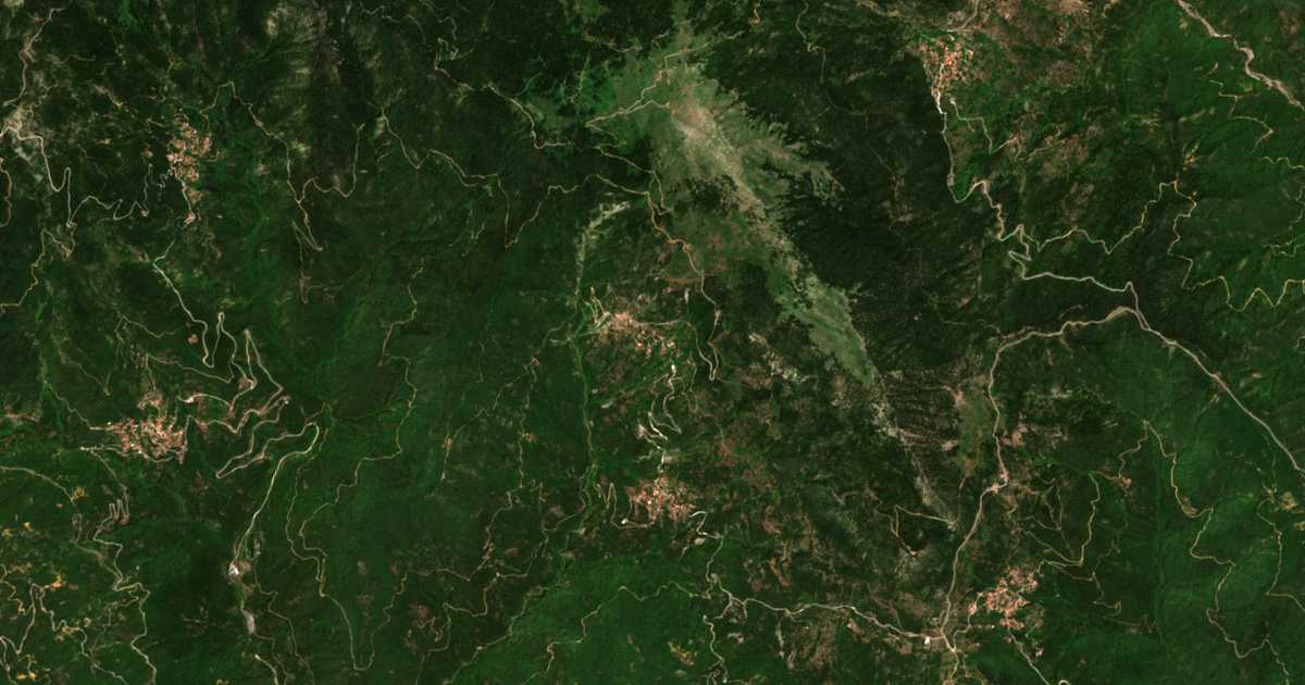 Mapa por satélite de Alpochórion