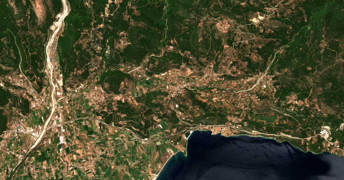 Mapa por satélite de Eupalio