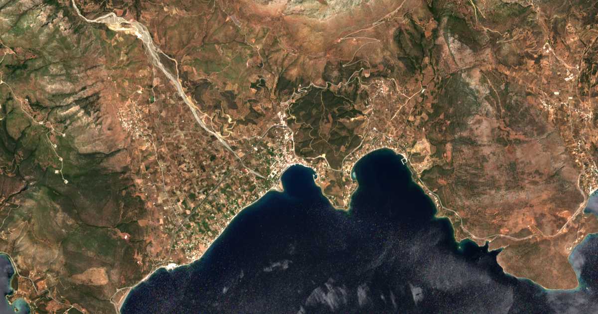 Mapa por satélite de Erateiní