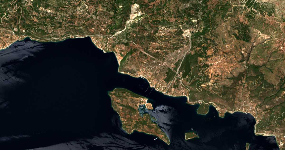 Mapa por satélite de Glyfáda