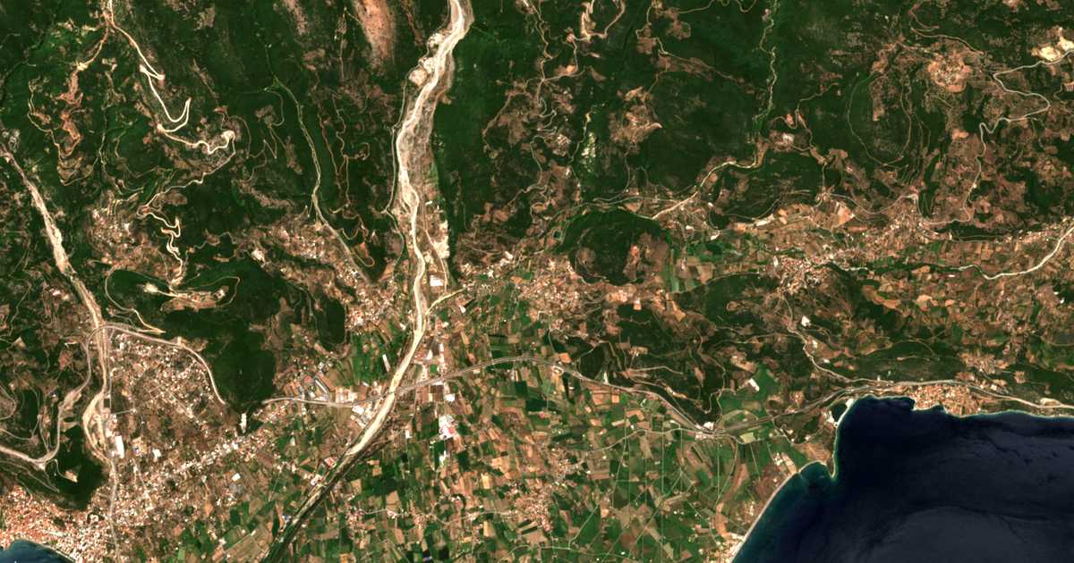 Mapa por satélite de Kastrákion