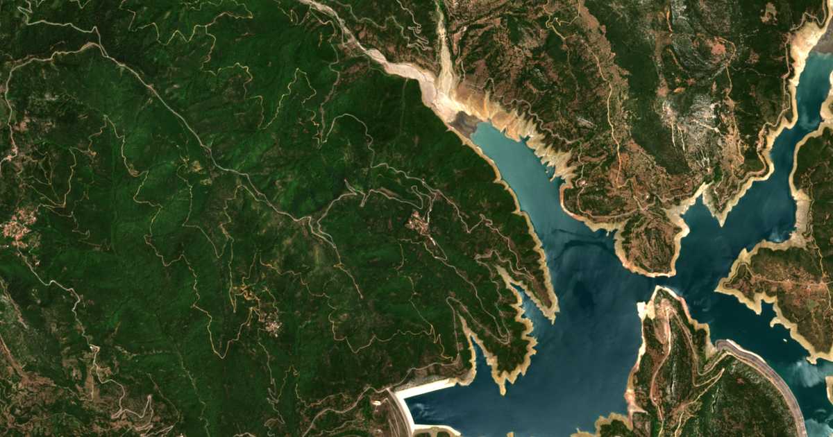 Mapa por satélite de Kókkinon