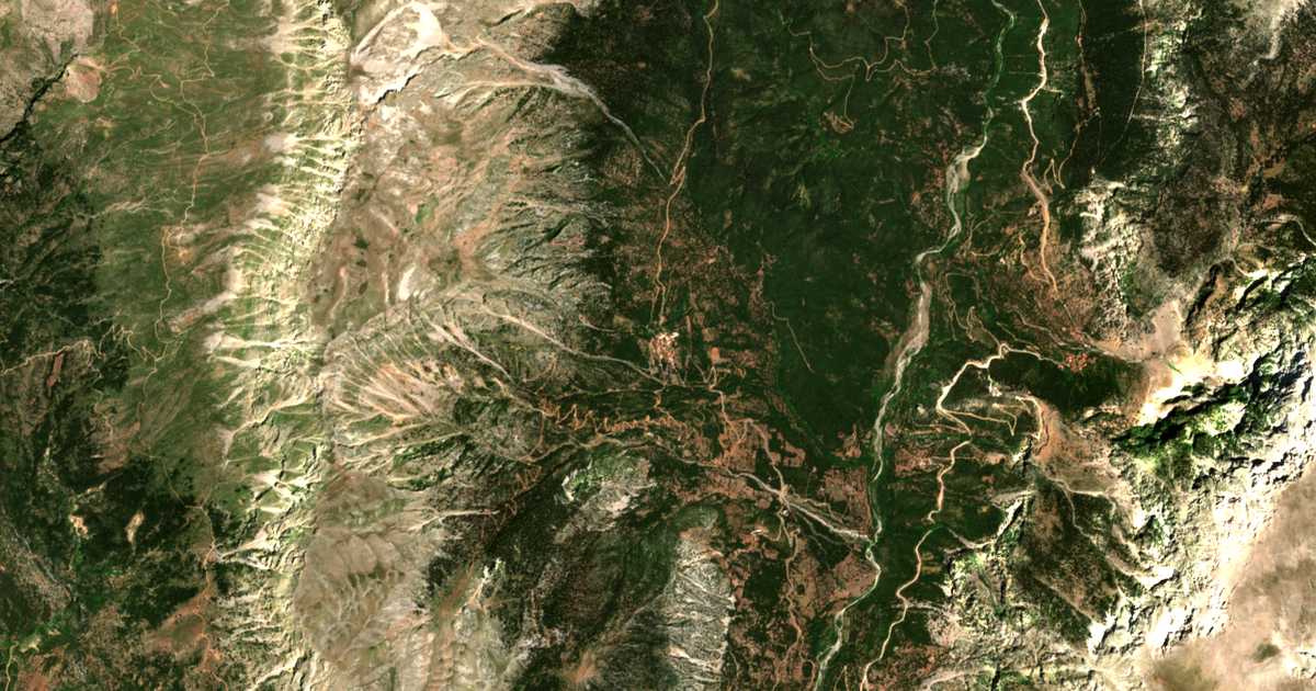 Mapa por satélite de Koniákos