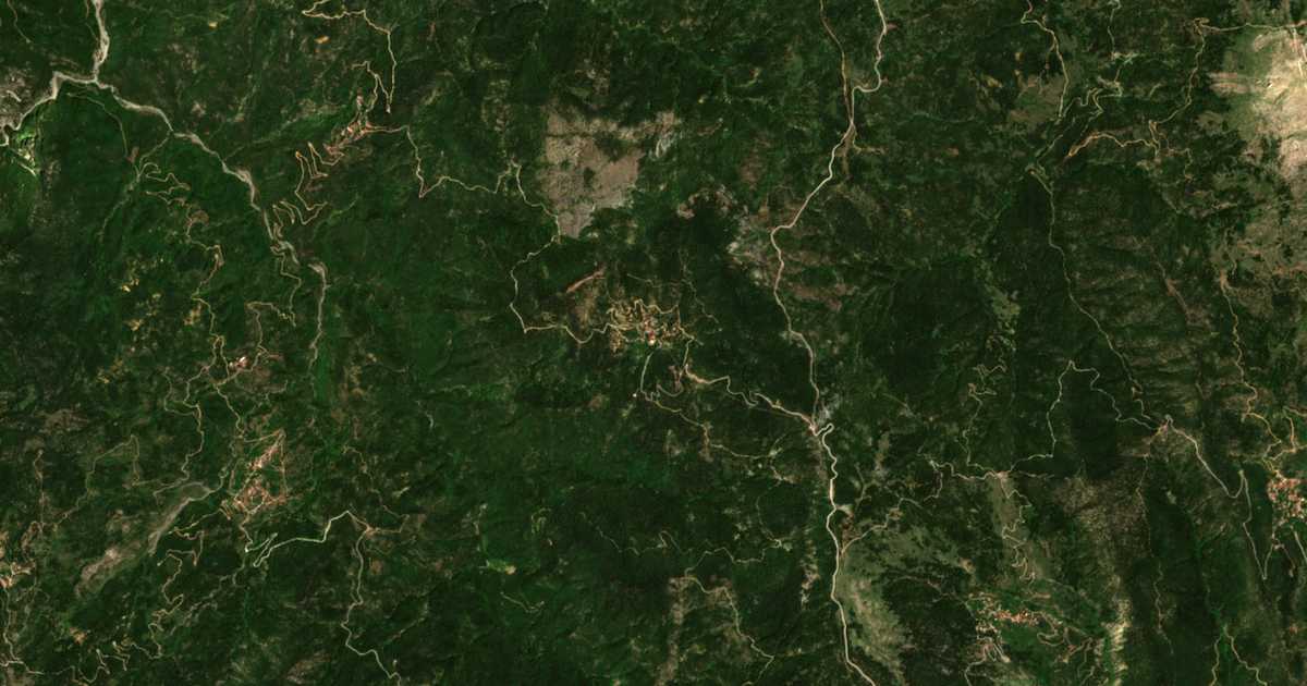 Mapa por satélite de Kriátsion