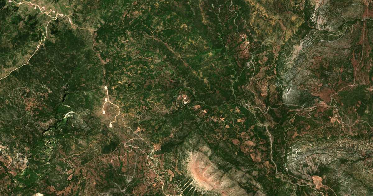 Mapa por satélite de Makriní