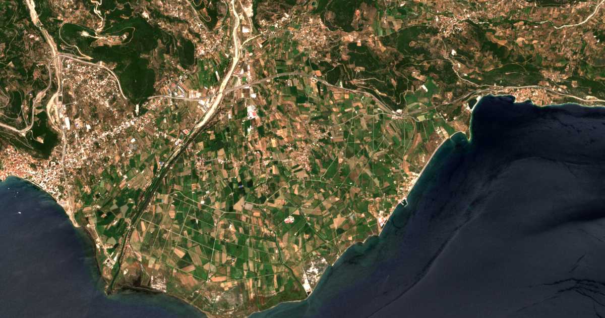 Mapa por satélite de Managoúli