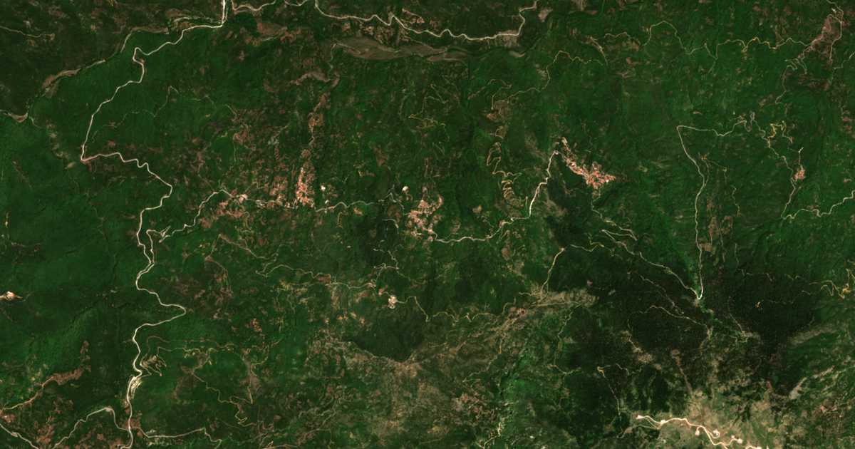 Mapa por satélite de Palaioxárion