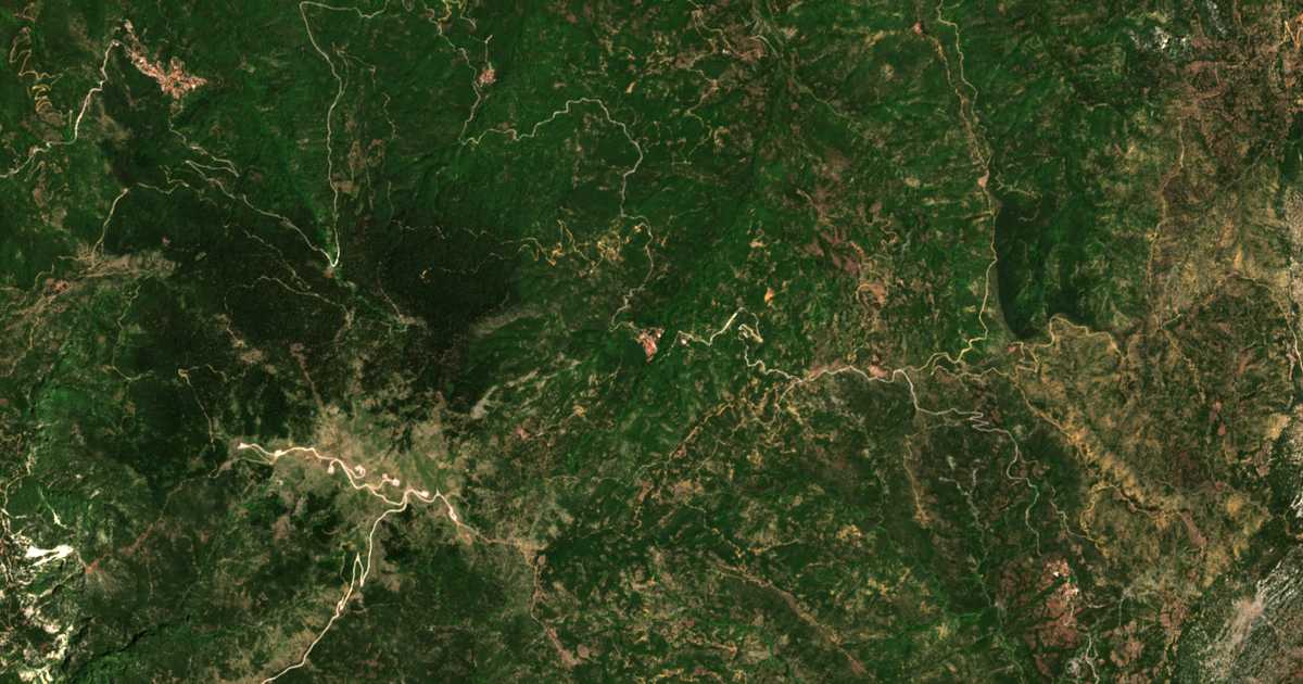 Mapa por satélite de Stília