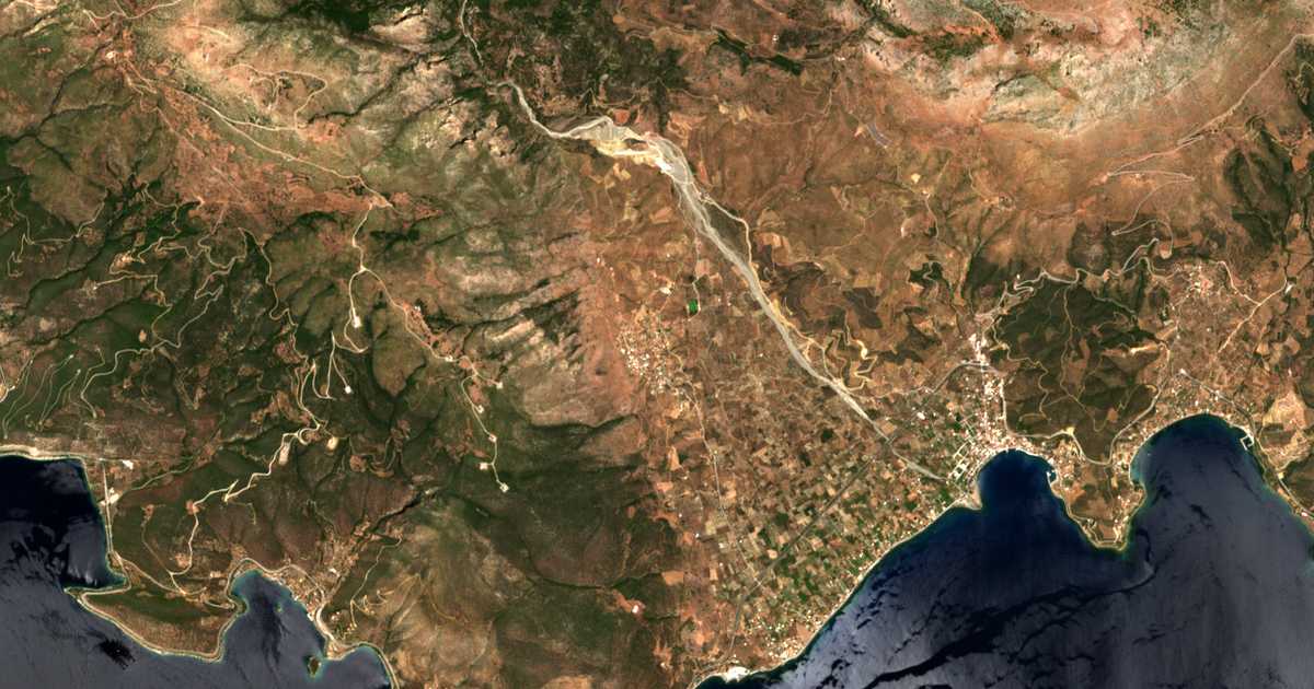 Mapa por satélite de Tolofón