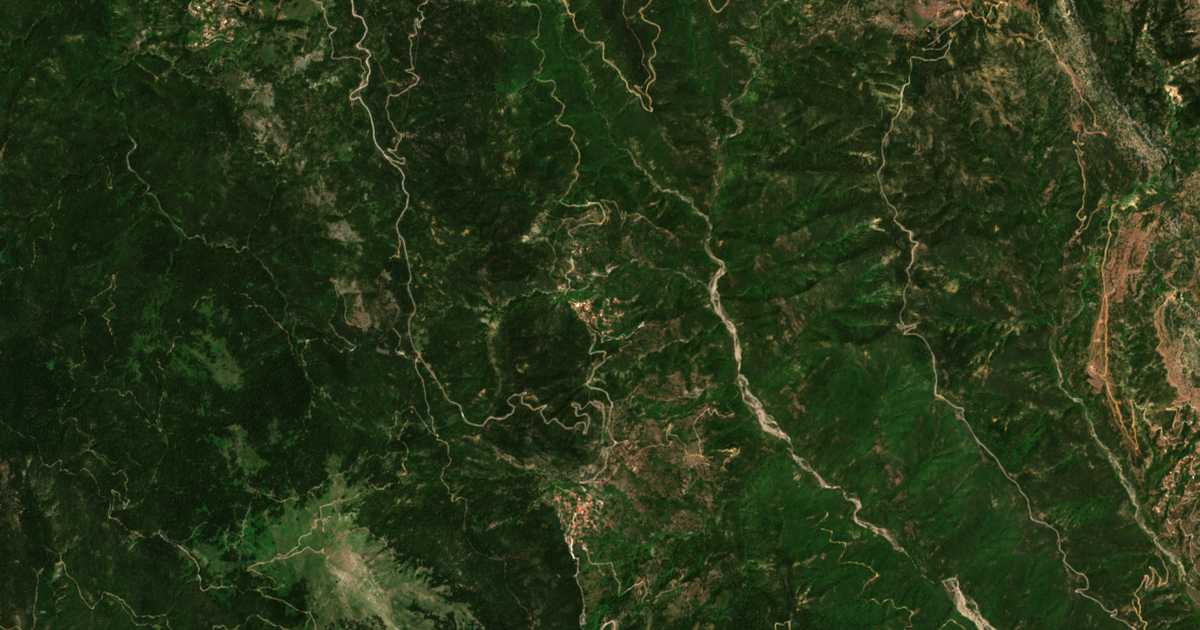 Mapa por satélite de Trístenon