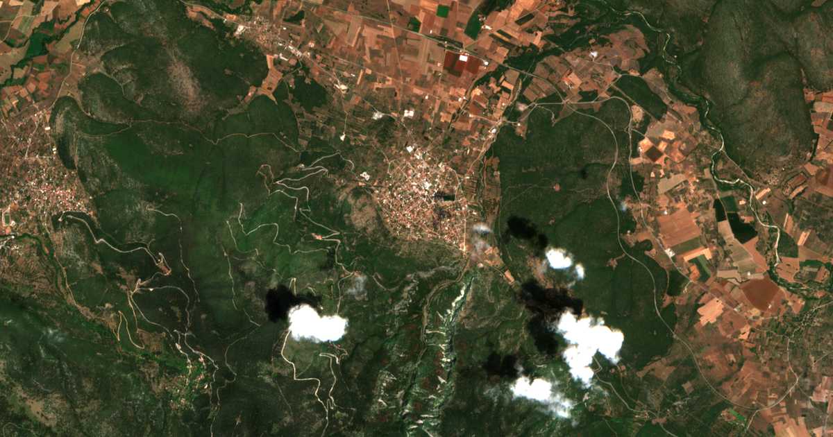 Mapa por satélite de Amfikleia
