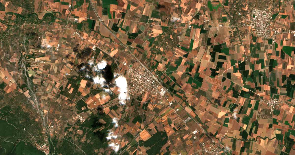 Mapa por satélite de Kato Titorea