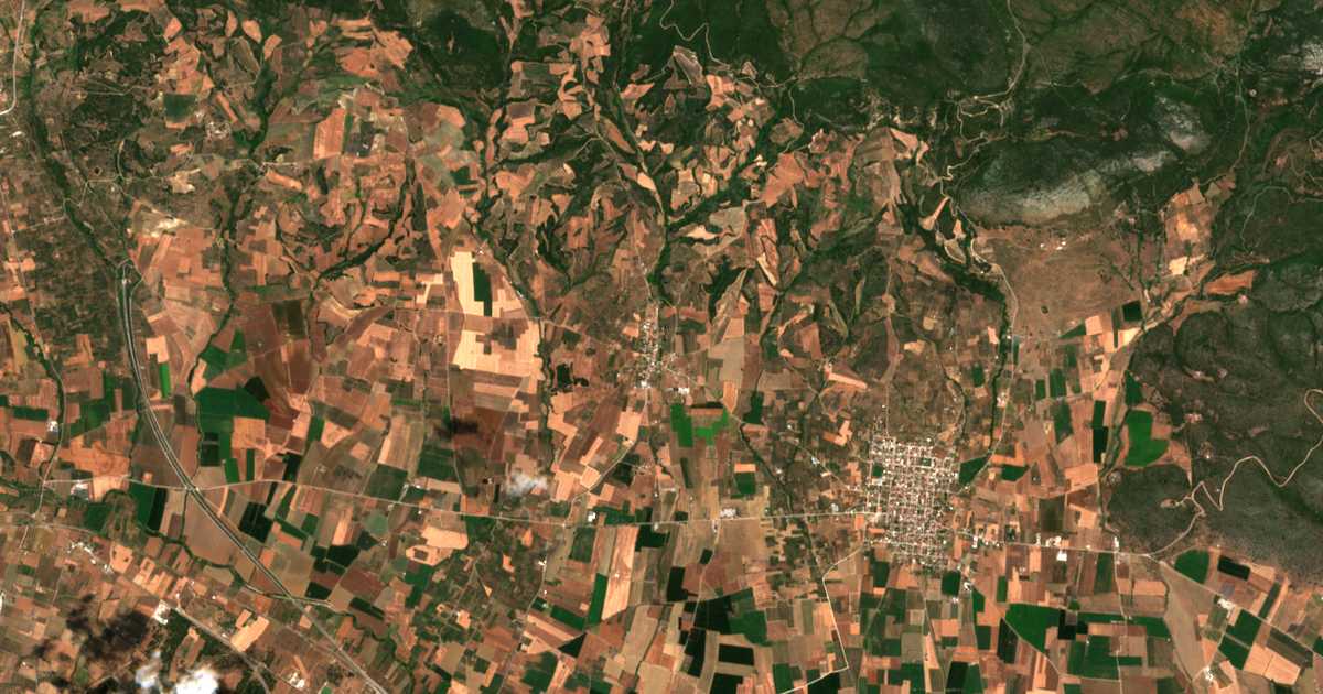 Mapa por satélite de Panagítsa