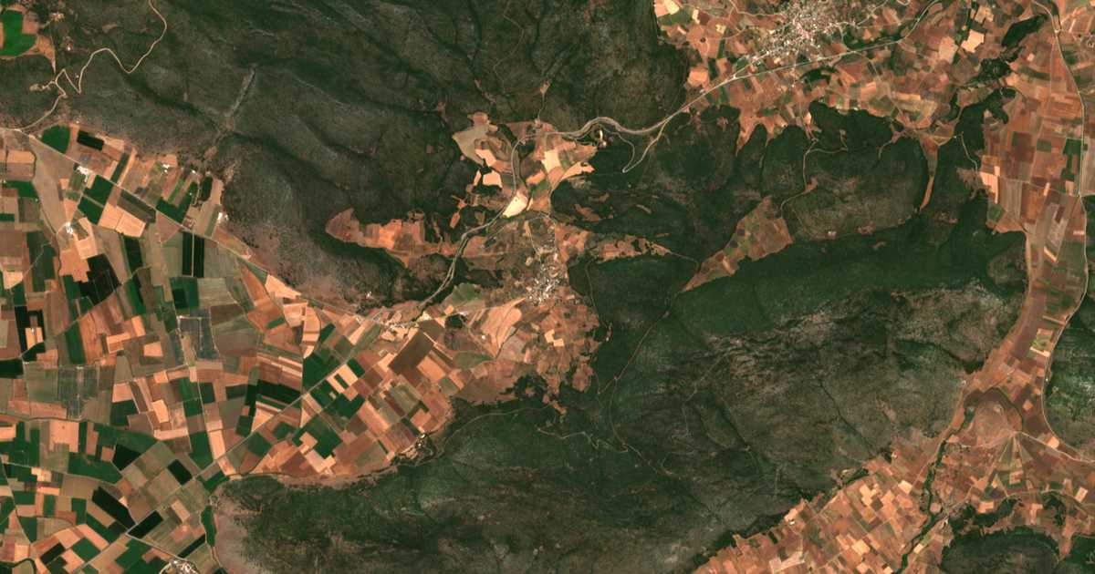 Mapa por satélite de Sfáka