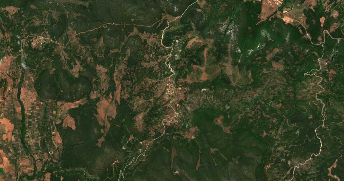 Mapa por satélite de Xylikoí