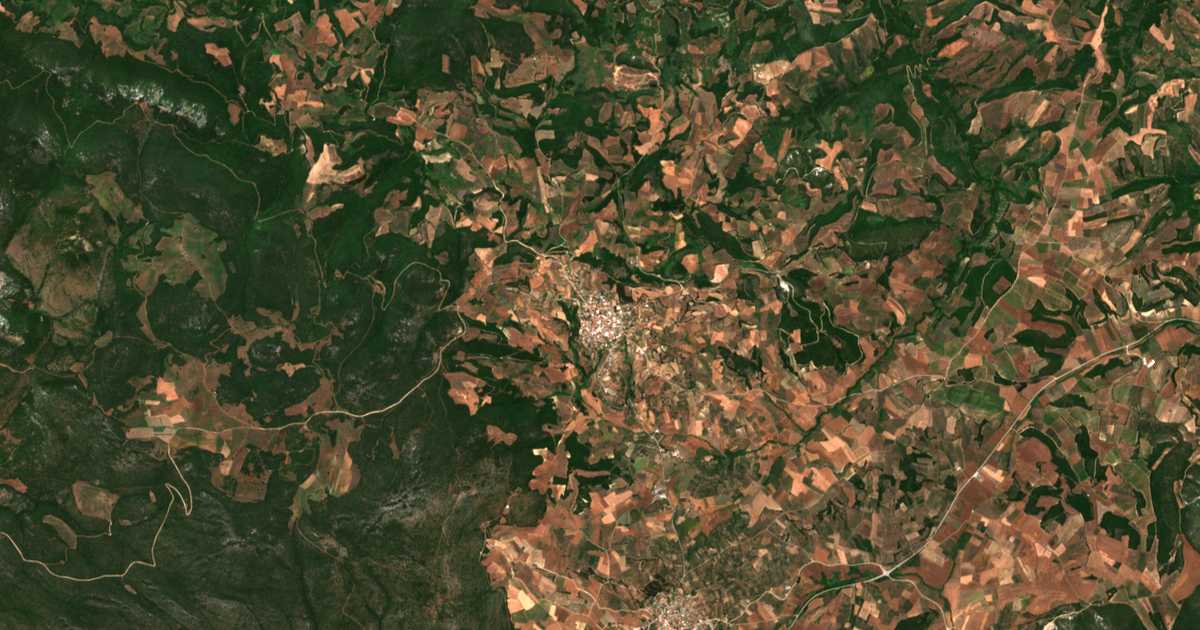 Mapa por satélite de Zélion
