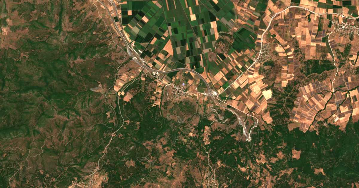 Mapa por satélite de Ágios Stéfanos