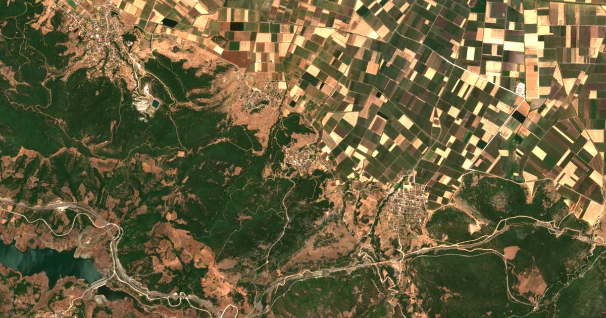 Mapa por satélite de Gavrákia