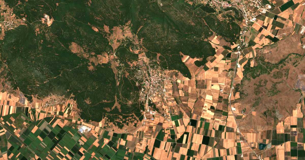 Mapa por satélite de Omvriakí