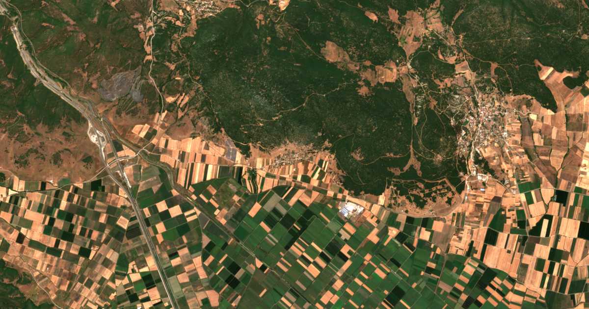 Mapa por satélite de Panagía