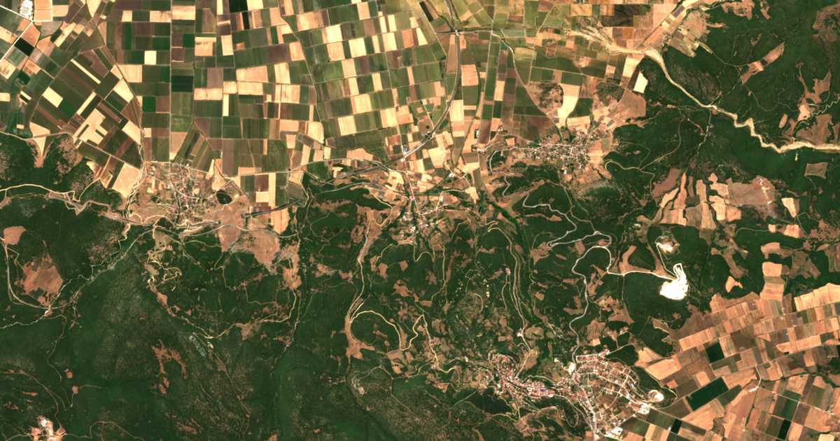Mapa por satélite de Thavmakón