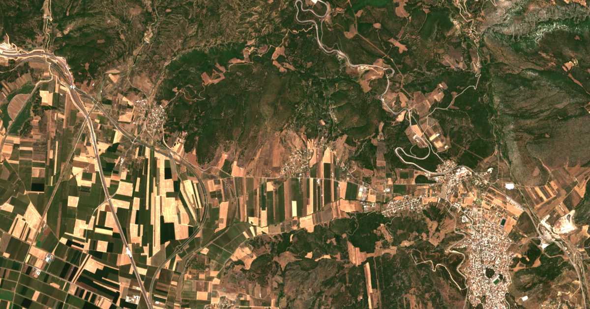 Mapa por satélite de Agriliá