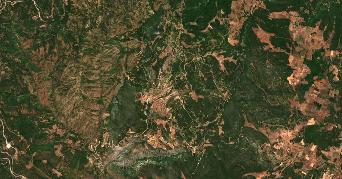 Mapa por satélite de Dívri