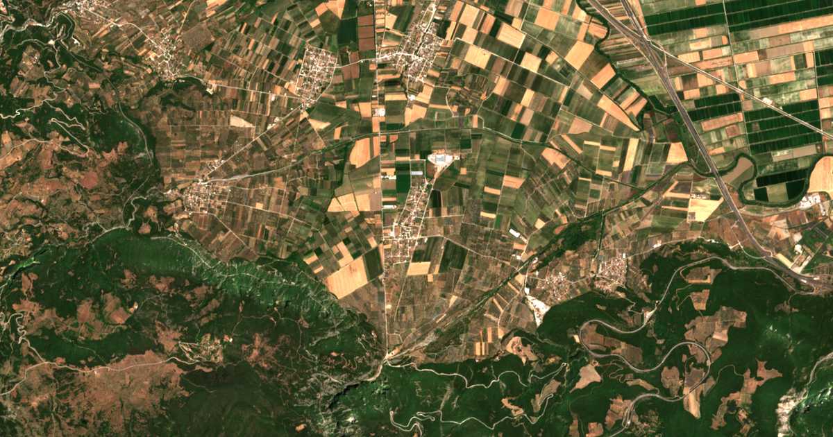 Mapa por satélite de Irákleia