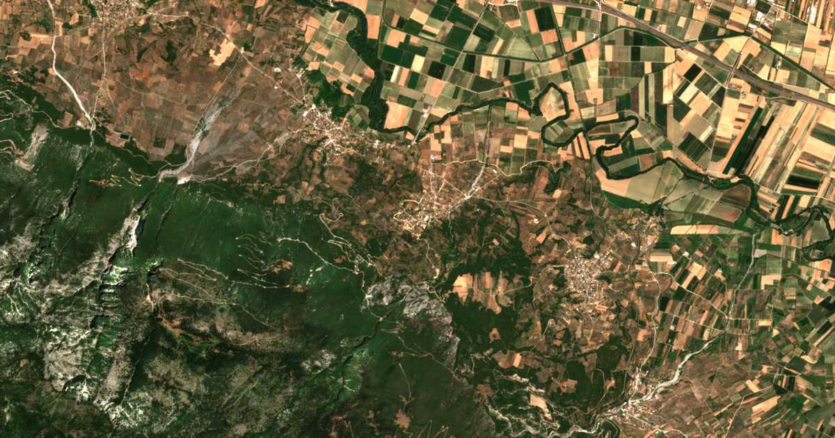 Mapa por satélite de Kostaléxis