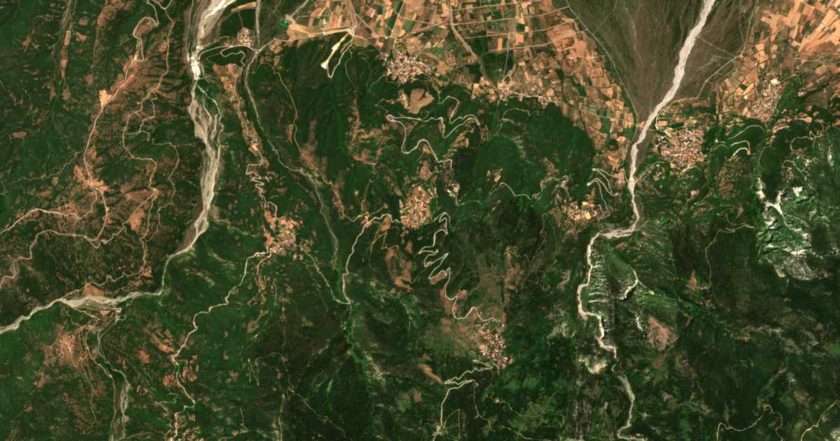 Mapa por satélite de Lychnón