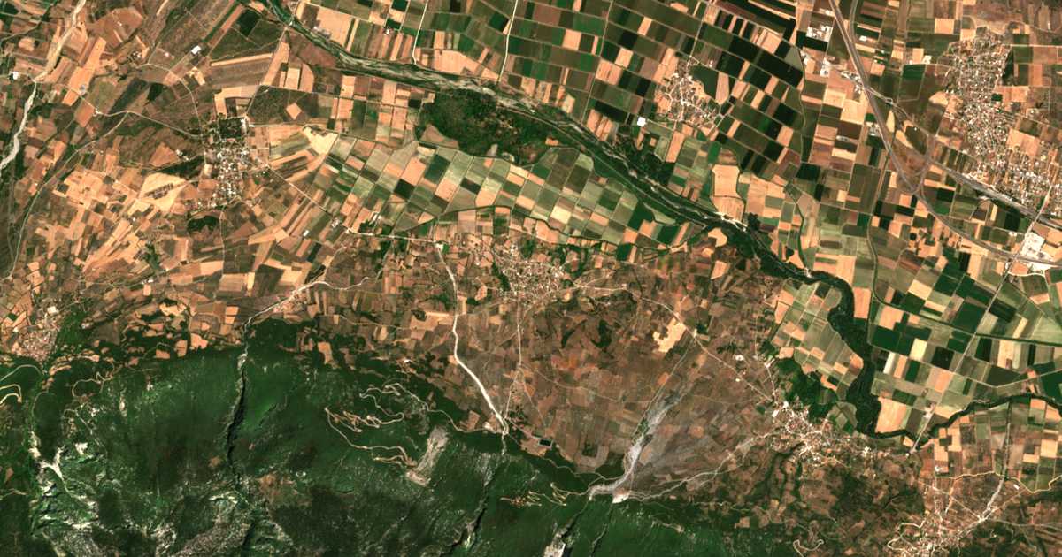 Mapa por satélite de Mexiátai