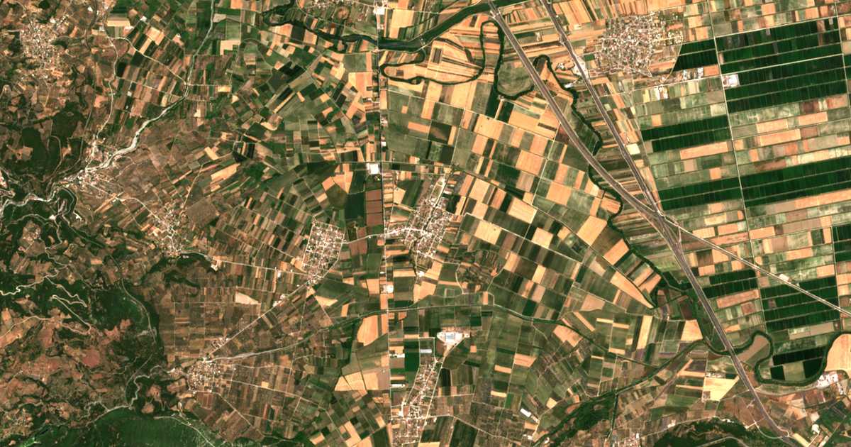 Mapa por satélite de Moschochórion