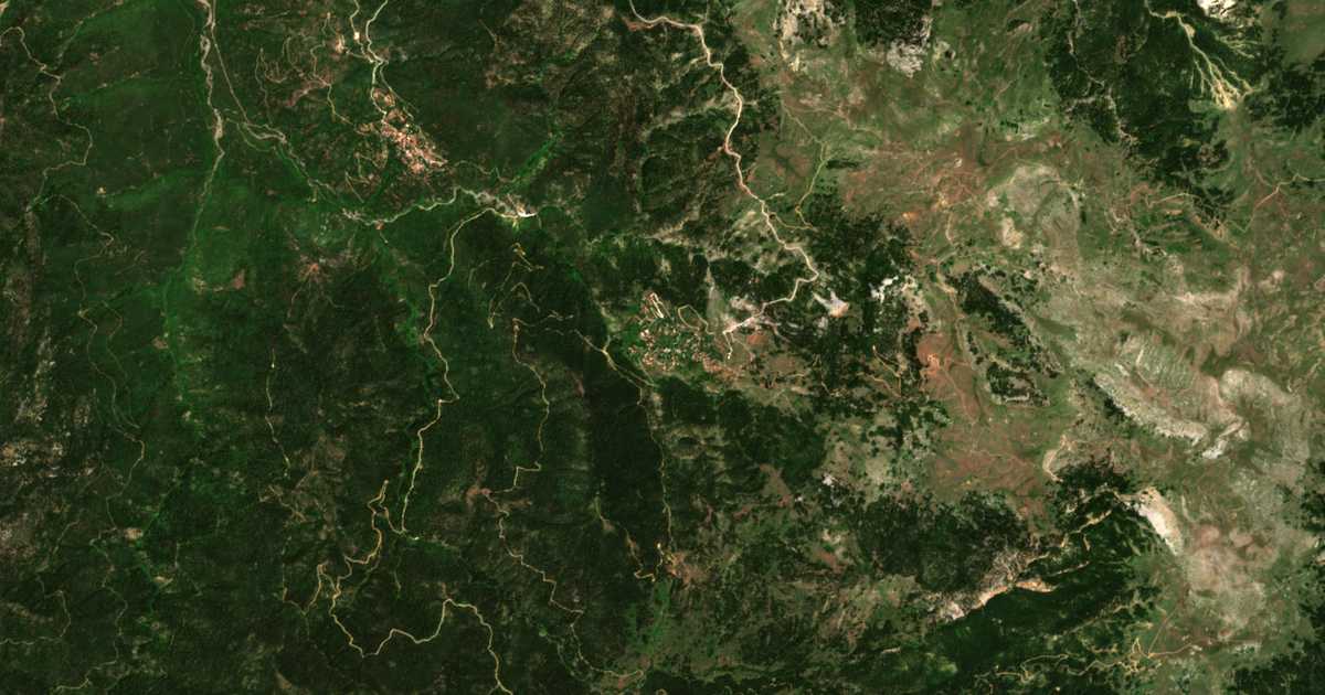 Mapa por satélite de Neochórion