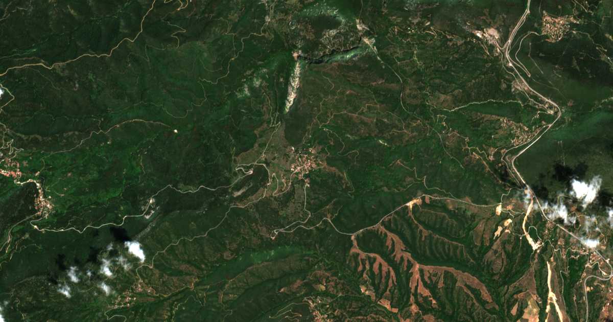 Mapa por satélite de Oíti