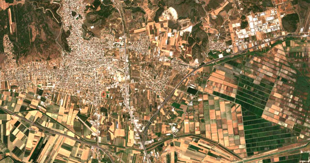 Mapa por satélite de Rodítsa