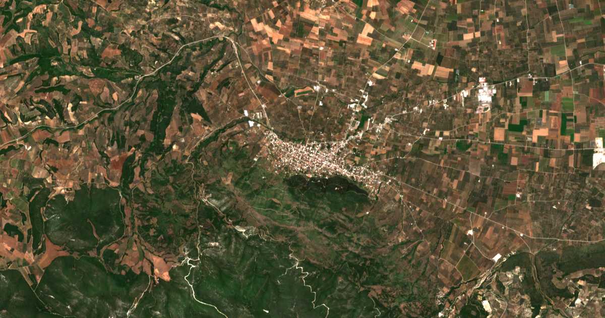 Mapa por satélite de Atalánti