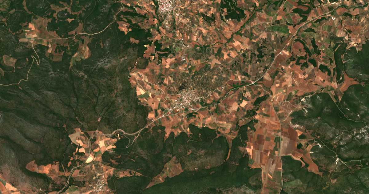 Mapa por satélite de Kalapódion