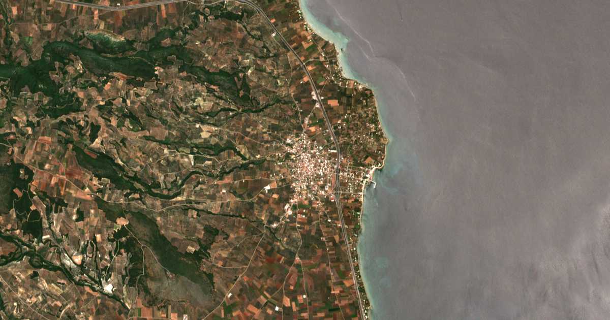 Mapa por satélite de Livanátai