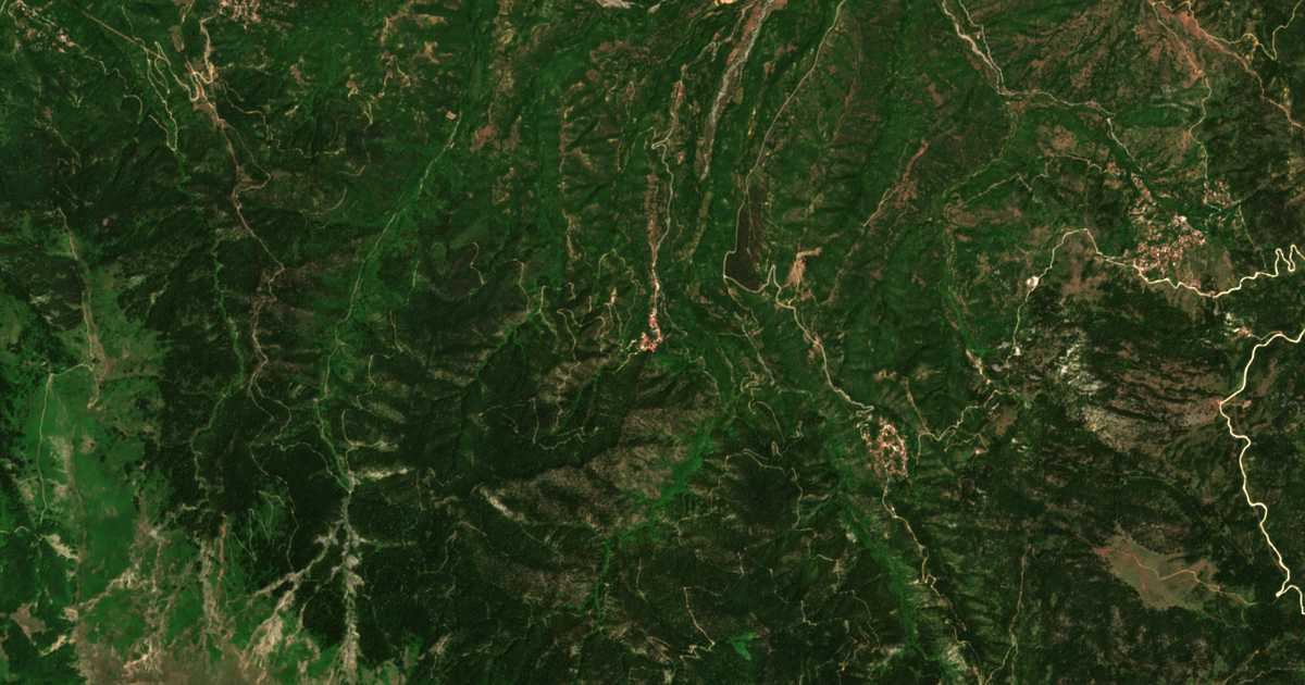 Mapa por satélite de Argýria