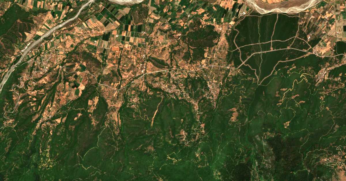 Mapa por satélite de Ftéri