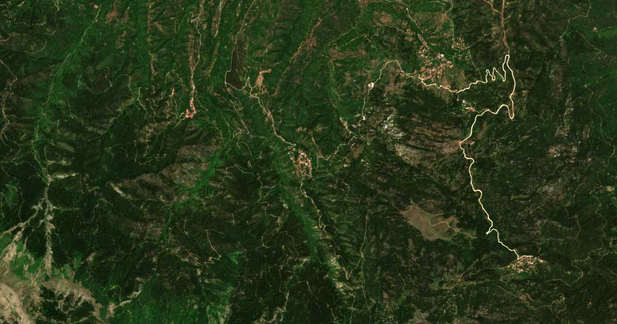 Mapa por satélite de Kolokythiá