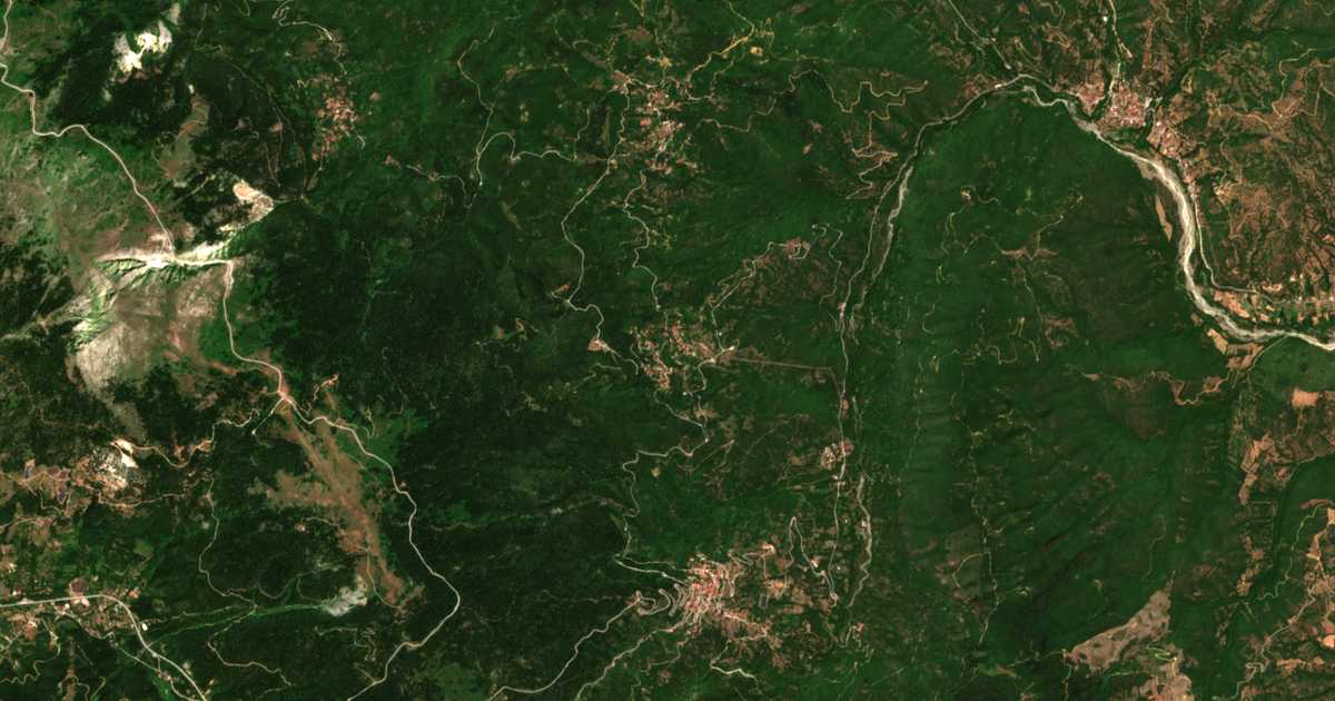 Mapa por satélite de Megáli Kápsi
