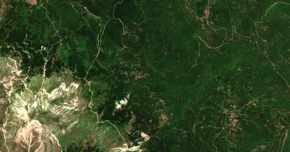 Mapa por satélite de Neochórion